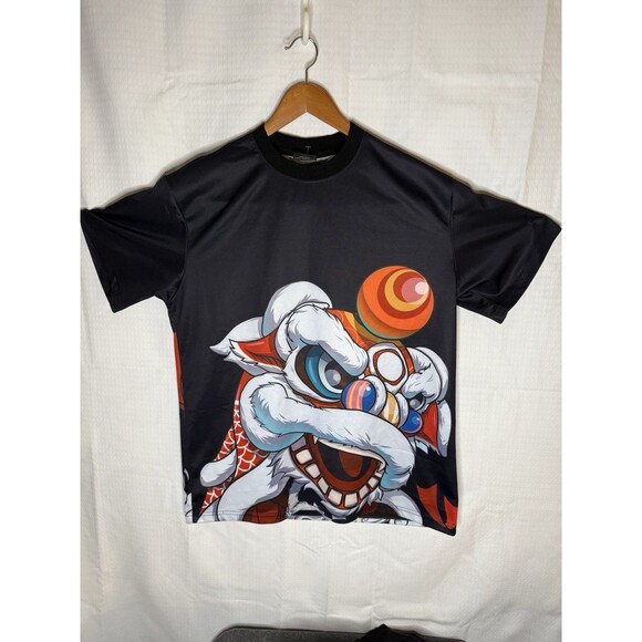 SANSYAS Graphic Lion T-shirt size M - Picture 1 of 5